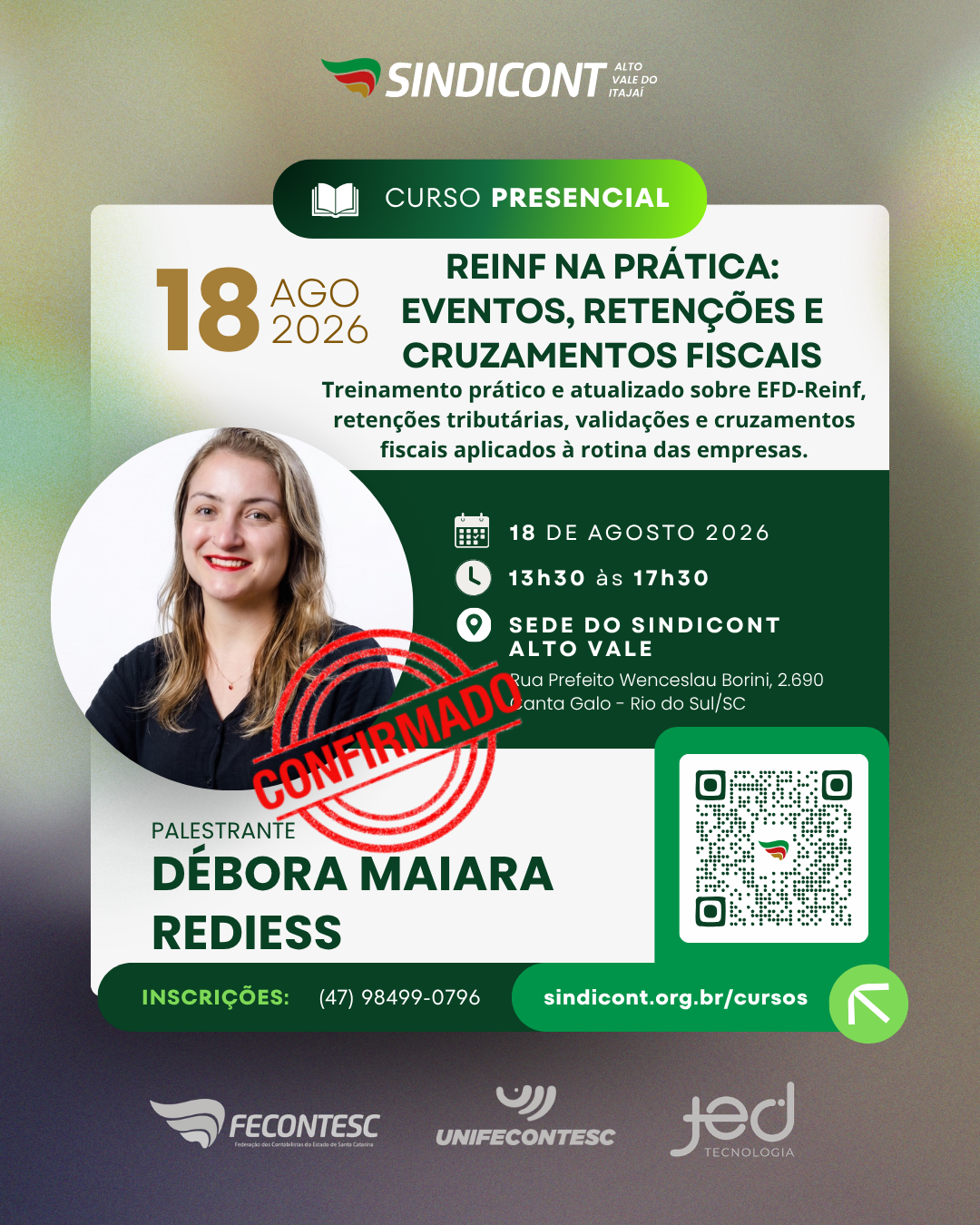 REINF na Pr�tica: Eventos, Reten��es e Cruzamentos Fiscais